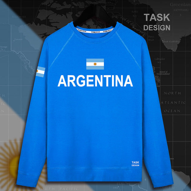 argentina argentine ar mens hoodie pullovers hoodies men sweatshirt thin new streetwear clothing jerseys tracksuit nation flag