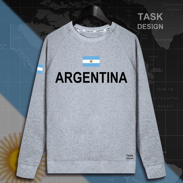 argentina argentine ar mens hoodie pullovers hoodies men sweatshirt thin new streetwear clothing jerseys tracksuit nation flag