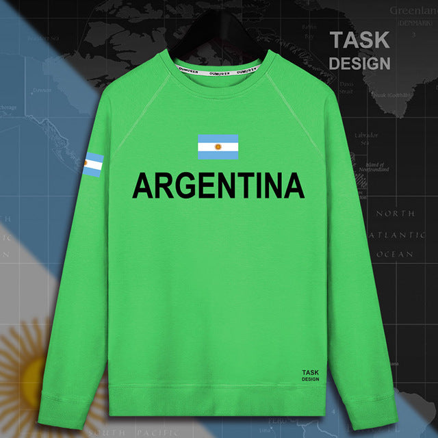 argentina argentine ar mens hoodie pullovers hoodies men sweatshirt thin new streetwear clothing jerseys tracksuit nation flag