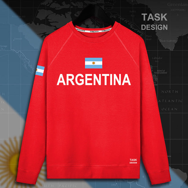 argentina argentine ar mens hoodie pullovers hoodies men sweatshirt thin new streetwear clothing jerseys tracksuit nation flag