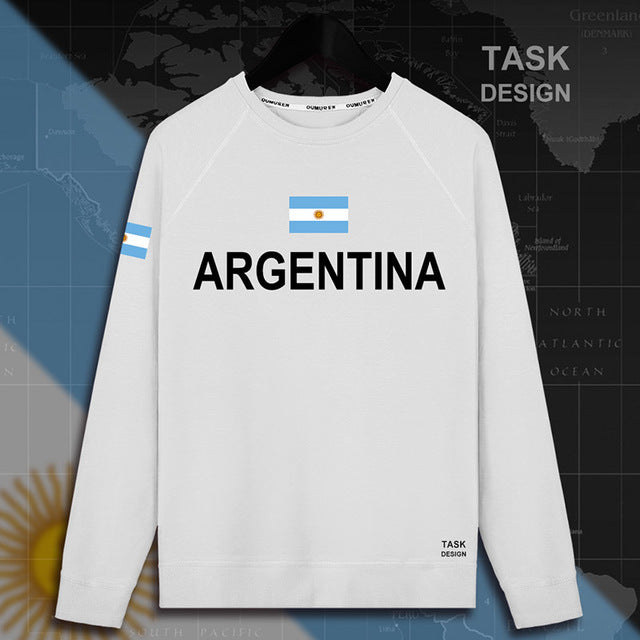 argentina argentine ar mens hoodie pullovers hoodies men sweatshirt thin new streetwear clothing jerseys tracksuit nation flag