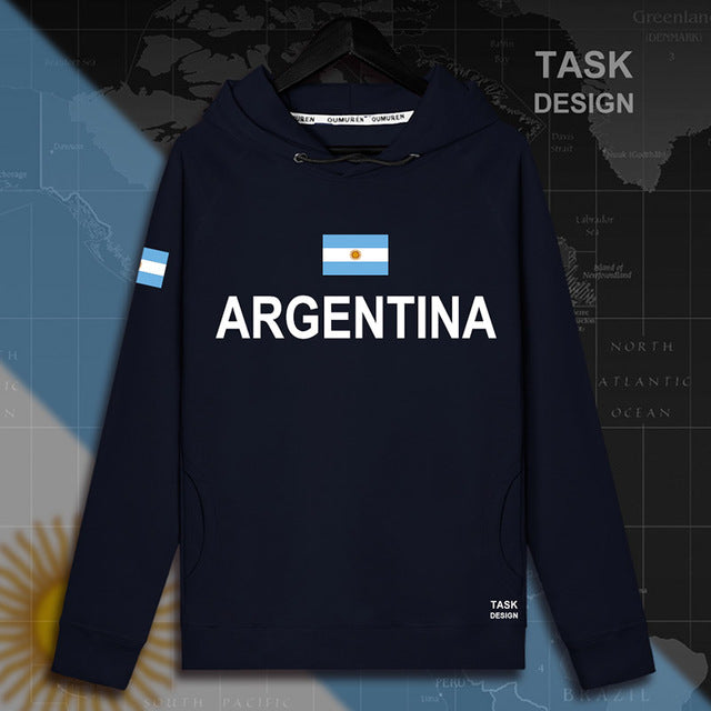 argentina argentine ar mens hoodie pullovers hoodies men sweatshirt thin new streetwear clothing jerseys tracksuit nation flag