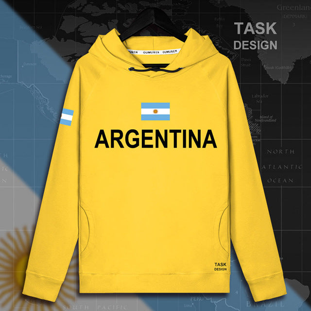 argentina argentine ar mens hoodie pullovers hoodies men sweatshirt thin new streetwear clothing jerseys tracksuit nation flag