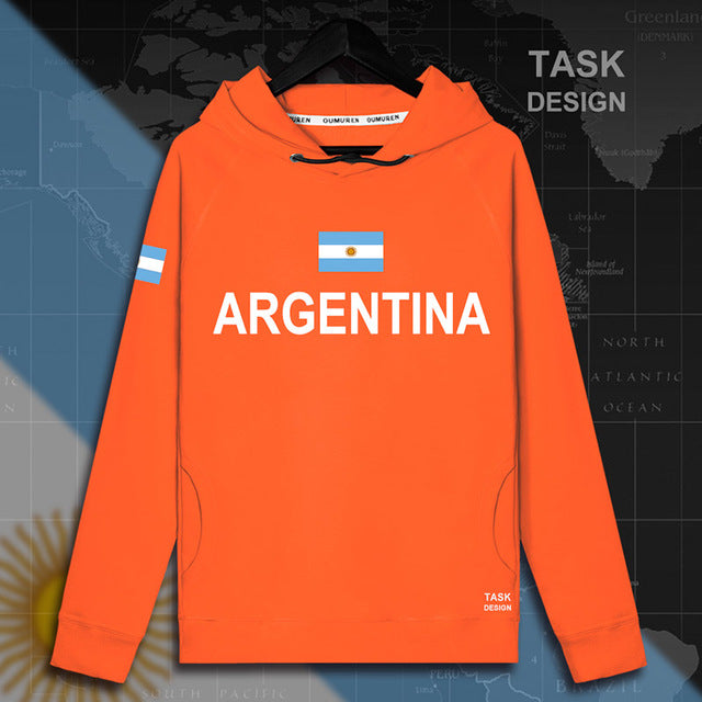 argentina argentine ar mens hoodie pullovers hoodies men sweatshirt thin new streetwear clothing jerseys tracksuit nation flag