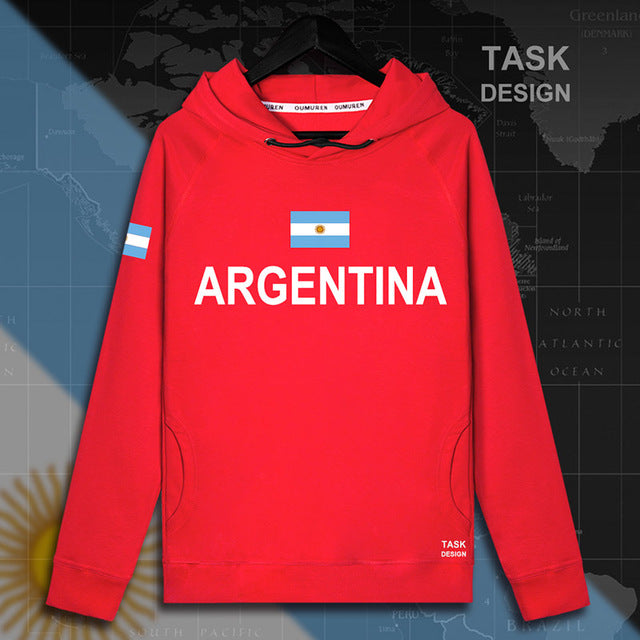 argentina argentine ar mens hoodie pullovers hoodies men sweatshirt thin new streetwear clothing jerseys tracksuit nation flag