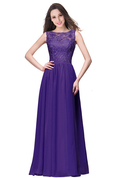 in stock 2018 a line royal blue long bodice chiffon elegant evening dress vestido de festa longo evening dresses party gown