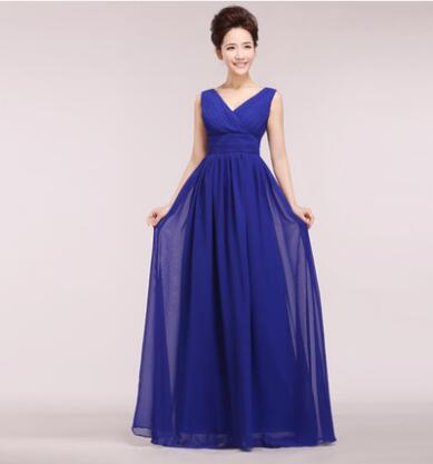 dongcmy evening dress new formal bandage robe de soiree plus size festa chiffon long v-neck party gown