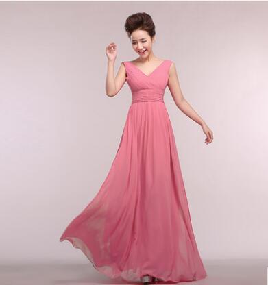 dongcmy evening dress new formal bandage robe de soiree plus size festa chiffon long v-neck party gown