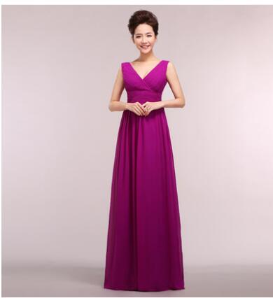 dongcmy evening dress new formal bandage robe de soiree plus size festa chiffon long v-neck party gown