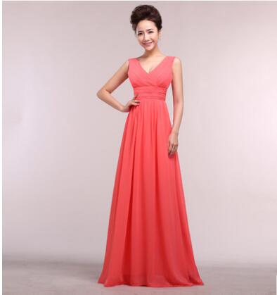 dongcmy evening dress new formal bandage robe de soiree plus size festa chiffon long v-neck party gown