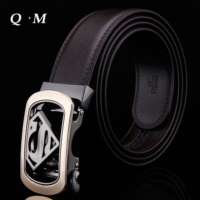 musenge male genuine leather designer belts men high quality men's belt luxury automatic buckle belts for men cinturones hombre