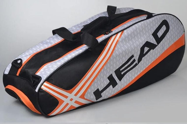 head tennis bag sports bag gym backpack separated shoes storage fitness bags men women raquete de tenis 2