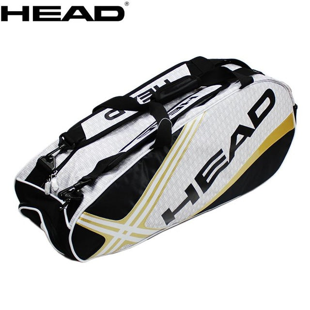 head tennis bag sports bag gym backpack separated shoes storage fitness bags men women raquete de tenis 3
