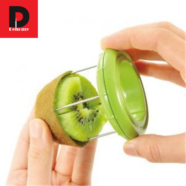 dehomy manual slicers mini kiwi fruit peel remove tool multifunction fruit knife kitchenware cutter peeler kitchen tool gadgets green