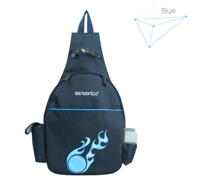 original tennis racket bag tennis backpack racket bag portable clasp shoulder can be left to right tennis bag badminton bag blue