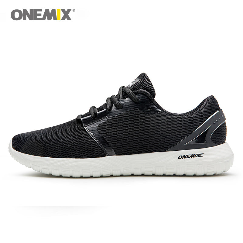 onemix men's running shoes cool sneakers deodorant insole light soft comfortable sneakers for outdoor running hogging walking