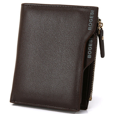 fashion brand men wallets pu leather rfid smart short wallet removable card holder male zipper coin purse dollar price portfolio brown