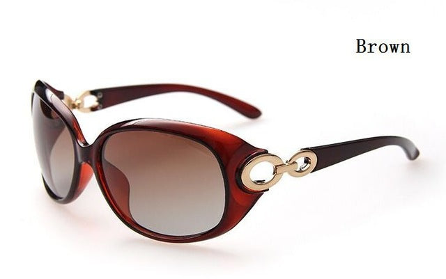 hot new design fashion women sunglasses lady glasses driving goggle high quality polarized uv400 oculos de sol feminino brown