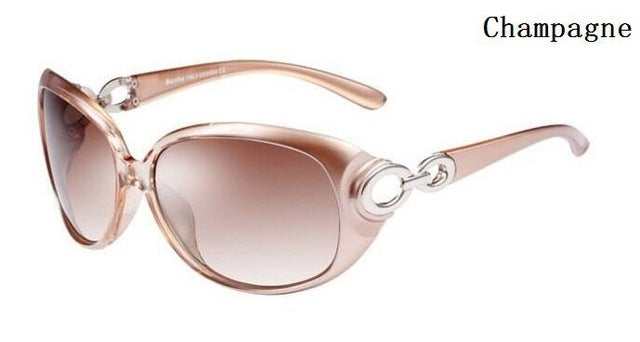 hot new design fashion women sunglasses lady glasses driving goggle high quality polarized uv400 oculos de sol feminino champagne