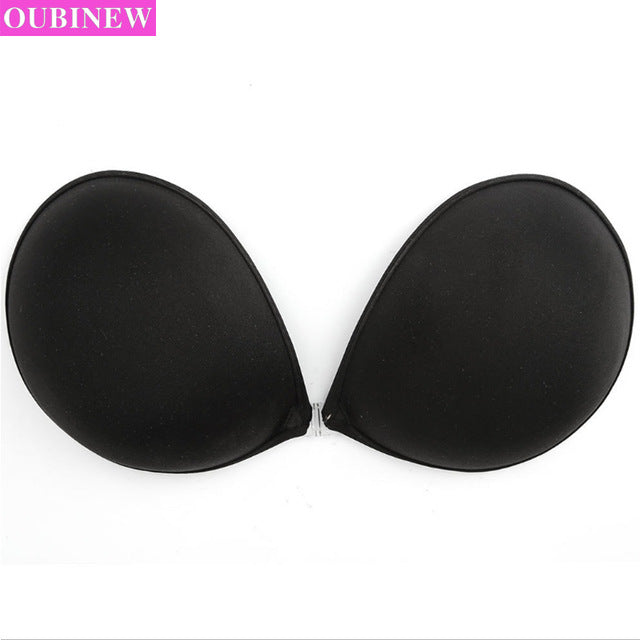 oubinew invisible strapless bra push up bralette sexy bras for bikini wedding women seamless silicone bra stick on self adhesive