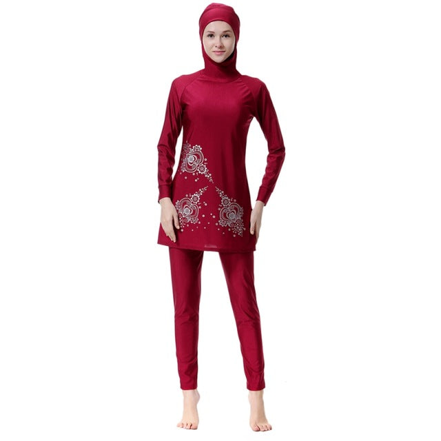 balight modest muslim swimwear hajib islamic swimsuit for women  full cover conservative burkinis swim wear plus size