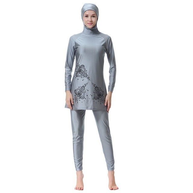 balight modest muslim swimwear hajib islamic swimsuit for women  full cover conservative burkinis swim wear plus size
