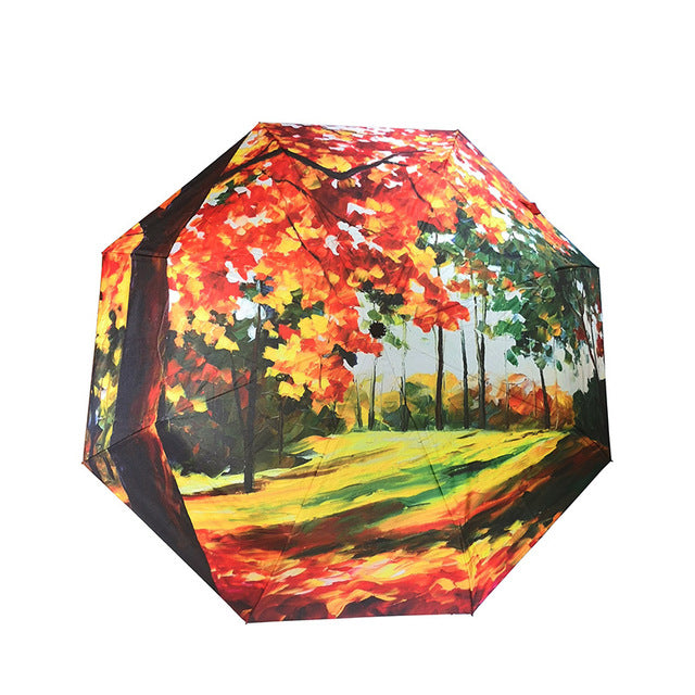 like rain chinese art sakura umbrellas female folding umbrella rain women windproof high quality anti-uv sun parasol