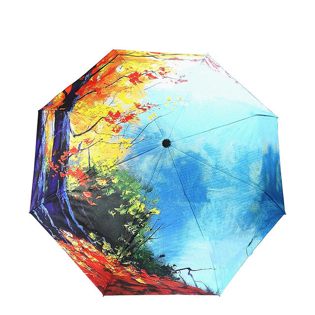 like rain chinese art sakura umbrellas female folding umbrella rain women windproof high quality anti-uv sun parasol