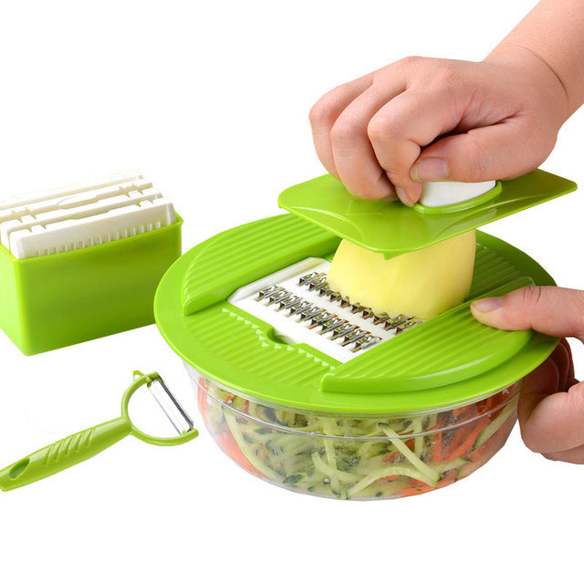 multifunctional vegetable slicer stainless steel cutting vegetable grater creative kitchen gadget carrot potato accessories default title