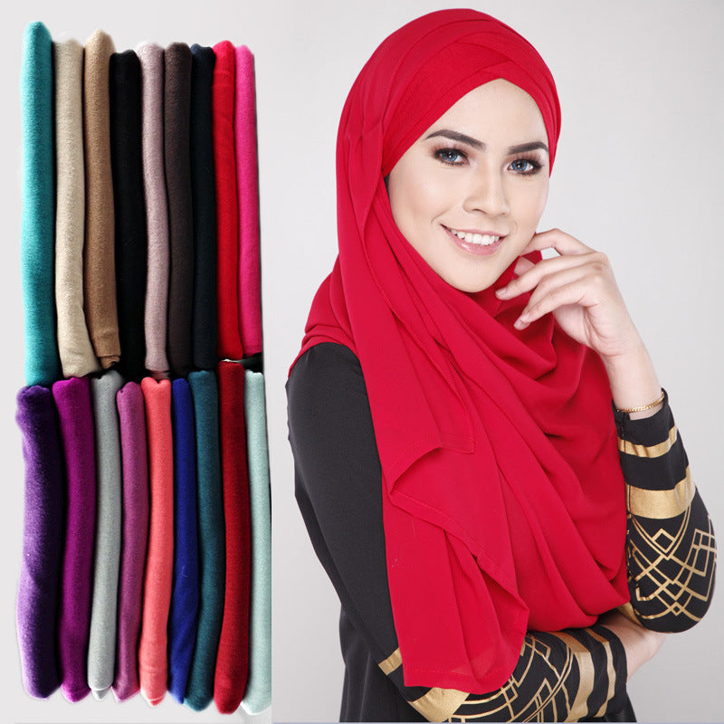 30 colors muslim hijab womens hijab ninja underscarf head islamic cover bonnet hat cap scarf 180cm length