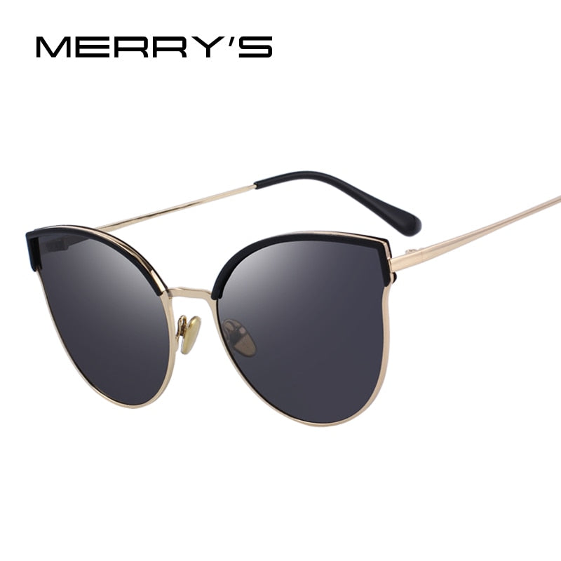 merry's design women brand designer cat eye polarized sunglasses uv400 protection