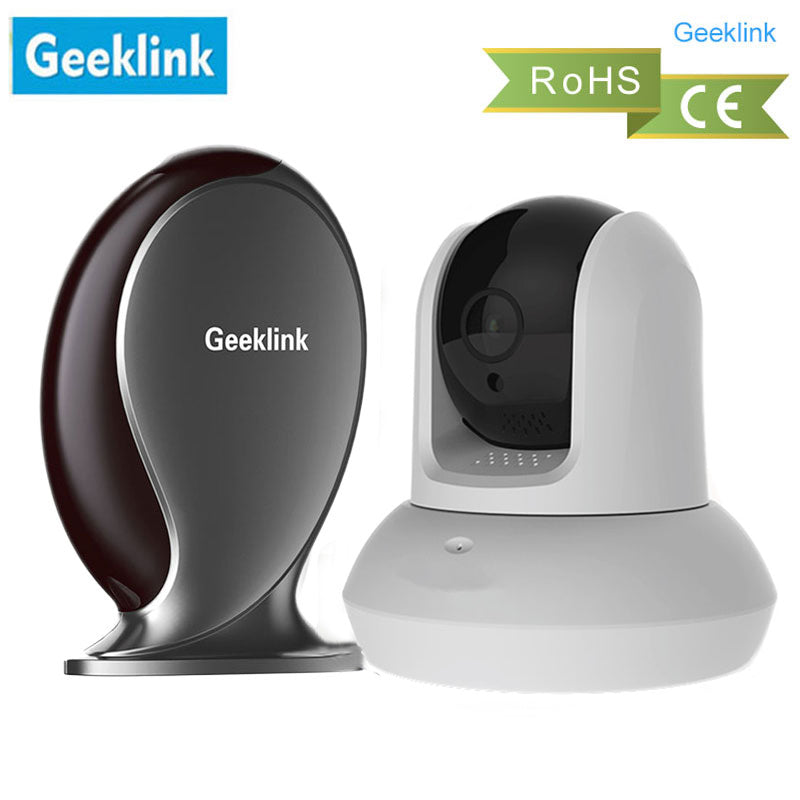 geeklink wifi wireless remote smart home ipcamera 1080p security alarm,network rotate defender hd cctv works thinker remotebox
