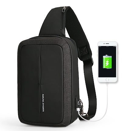 mark ryden new men crossbody bag business shoulder bag high capacity chest bag usb recharging design