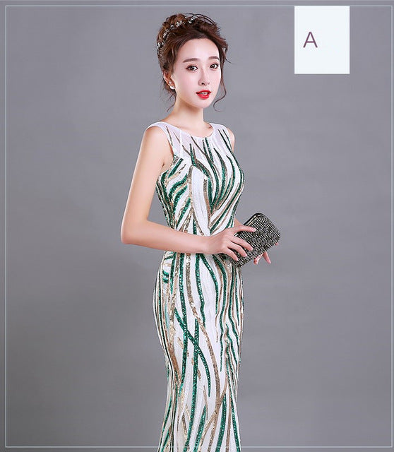 long evening dresses sequins vestido de festa longo com real picture tk1575 fashion bridal plus size prom gown