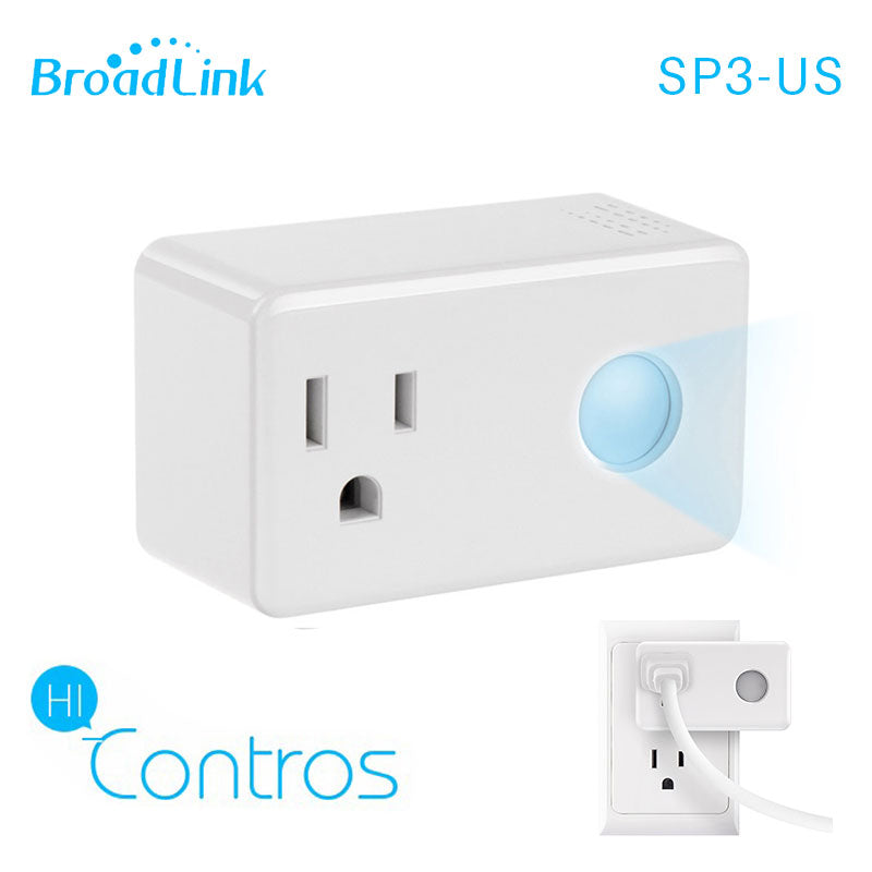 broadlink sp3/sp3s us wifi power plug socket outlet 16a+timer with power meter monitor smart remote wireless controls for iphone