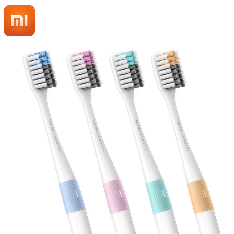 xiaomi doctor b toothbrushs bass method sandwish-bedded brush wire soft-bristle toothbrushs for xiaomi smart home