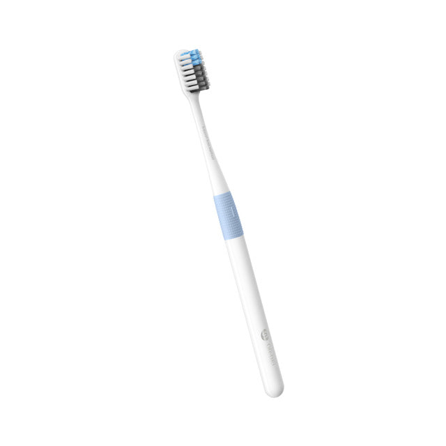 xiaomi doctor b toothbrushs bass method sandwish-bedded brush wire soft-bristle toothbrushs for xiaomi smart home blue
