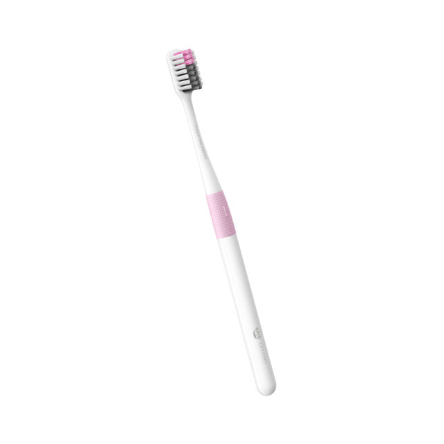 xiaomi doctor b toothbrushs bass method sandwish-bedded brush wire soft-bristle toothbrushs for xiaomi smart home pink