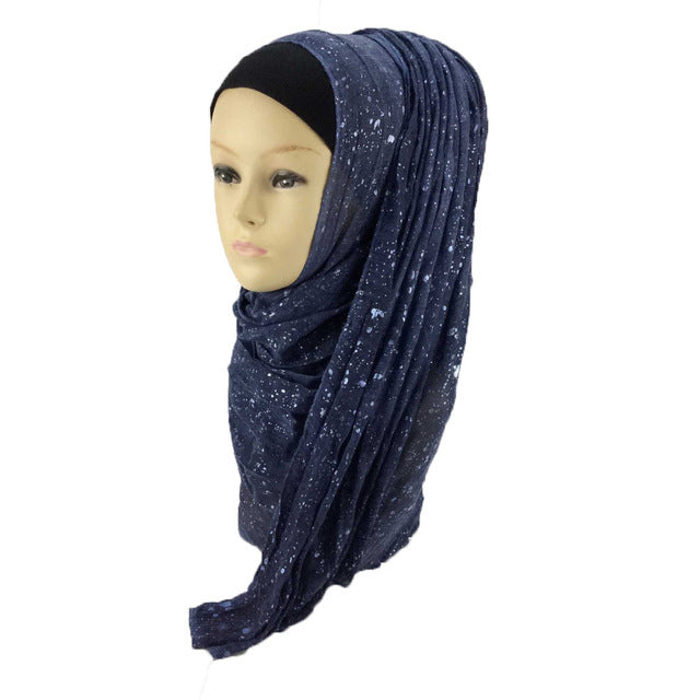 new muslim bronzing viscose fashion muslim scarf muslim hijab scarf islamic muslim headscarf color 6