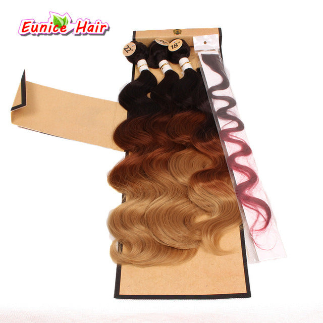 jet black color 1 single brown hair weft cosplay hair style cheap free shipping 1 bundle closure 1 piece clips women hairpiece #2 / 18inches