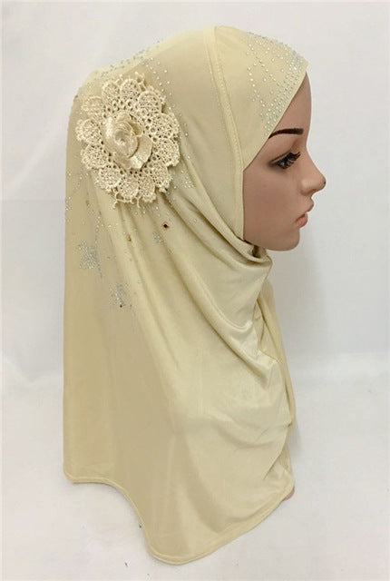 islamic ladies head scarf headwear muslim hijab inner cap wrap shawl scarf ramadan arab amira headscarf 12 beige