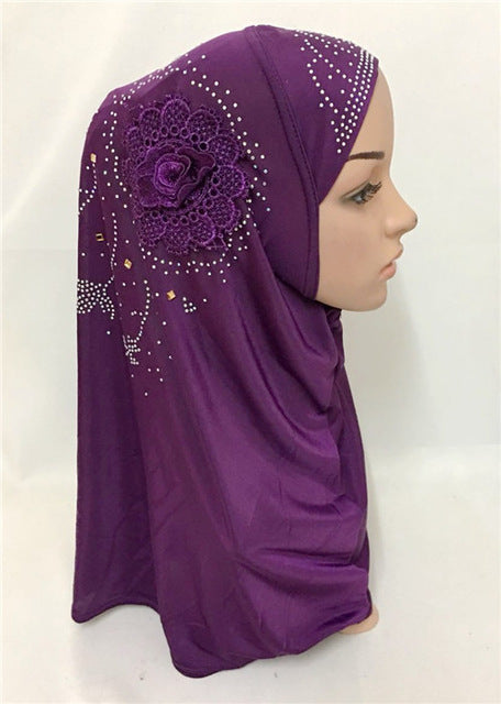 islamic ladies head scarf headwear muslim hijab inner cap wrap shawl scarf ramadan arab amira headscarf 06 purple