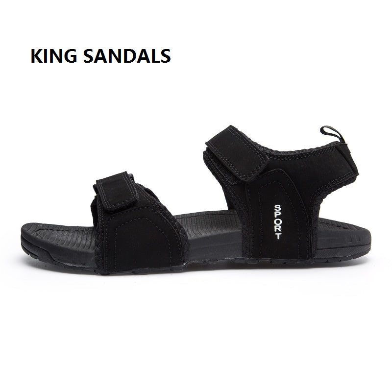 brand men pu sandals summer beach outdoor sport black school shoes hiking sneakers quick drying shoes