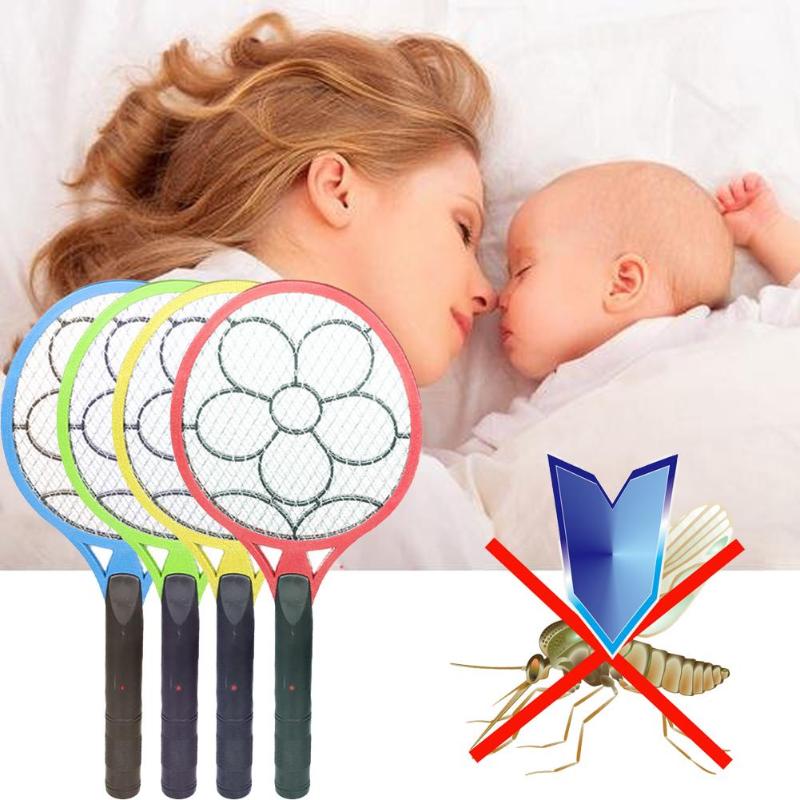 hand racket electric swatter zapper killer racket home garden pest control insect pest bug bat wasp zapper fly mosquito killer