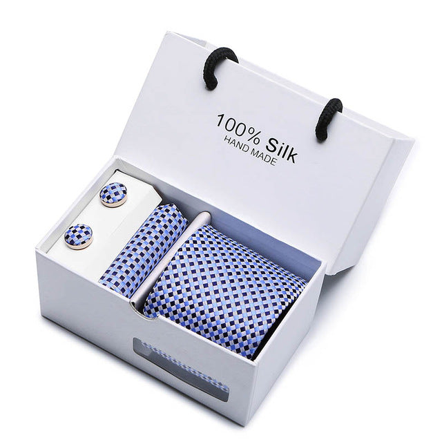 gift box 20 styles solid mens skinny ties fashion plain gravata ties jacquard woven silk ties for mens wedding suits cravate sb23