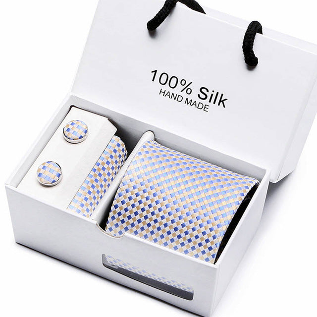 gift box 20 styles solid mens skinny ties fashion plain gravata ties jacquard woven silk ties for mens wedding suits cravate sb03