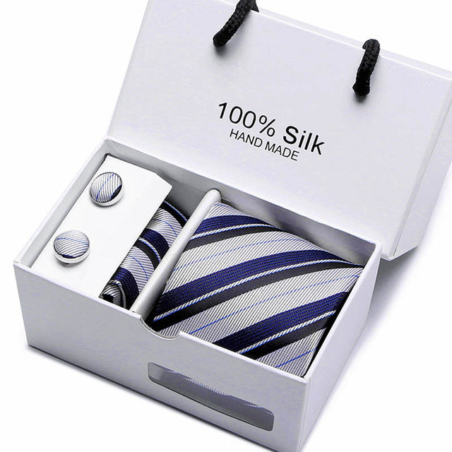 gift box 20 styles solid mens skinny ties fashion plain gravata ties jacquard woven silk ties for mens wedding suits cravate sb05