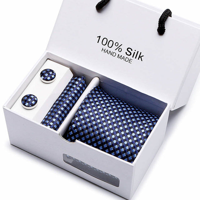 gift box 20 styles solid mens skinny ties fashion plain gravata ties jacquard woven silk ties for mens wedding suits cravate sb12