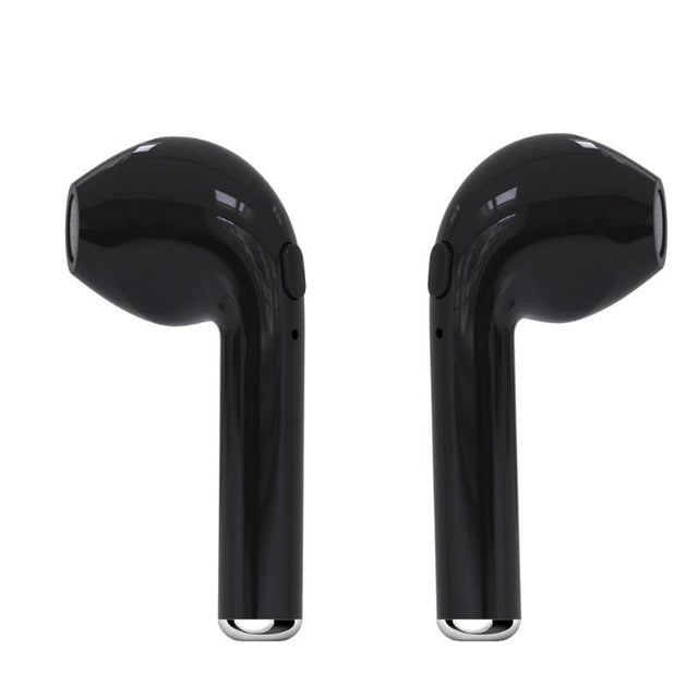 t-gtexnik earphones hbq i7  wireless bluetooth earphone in-ear tws 1 pair mini earbuds  bluetooth v4.2 stereo headset for iphone black