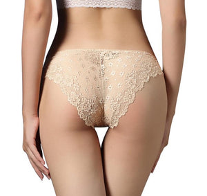 fashion floral women lace panties
